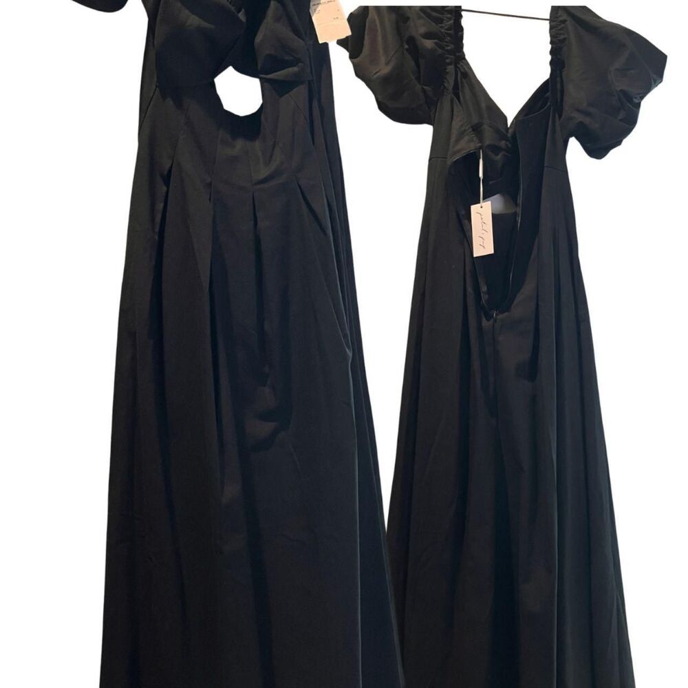 Petal-pup Women's Black Casual-dresses - Picture 6 of 7